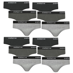 Kit Cuecas Slip Selene - Adulto - 12 unidades - Foto 1