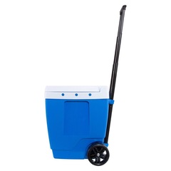 Caixa Térmica Cooler Mor Suporte para Copo Alça Retrátil com Rodinhas - 42 Litros - Foto 2