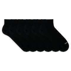 Kit de Meias Cano Curto Mash Esportiva com 6 pares - Adulto - Foto 1