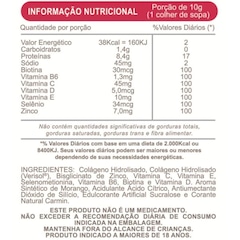 Colágeno Hidrolisado Verisol Vitaminas Morango Duom - 200g - Foto 2