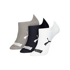 Meia Puma Sapatilha Esportiva - Masculina - 3 Pares - Foto 1