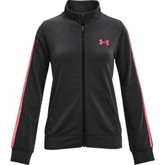 Jaqueta Under Armour Rival Terry Taped FZ - Infantil - Foto 1