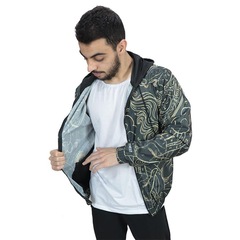 Jaqueta Corta Vento com Capuz Chess Clothing Mystic - Masculina - Foto 4