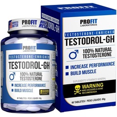 Pré Hormonal Testodrol GH Profit Labs - 60 Tabletes - Foto 1
