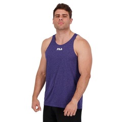 Camiseta Regata Fila Basic Train Melange - Masculina - Foto 2