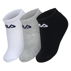 Meia Cano Invisível Fila LS330040 - 39 ao 43 - Pack com 03 Unidades - Foto 1