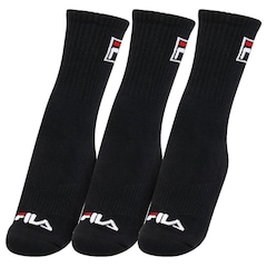 Meia Cano Alto Fila FBox com 3 Pares - 34 ao 38 - Adulto - Foto 3