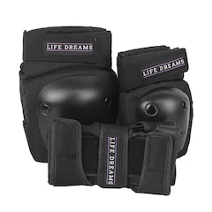 Kit Proteção para Skate Life Dreams - Infantil - Foto 1