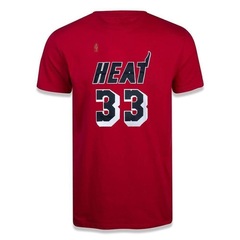 Camiseta Miami Heat Mitchell & Ness Alonzo Mourning 33 - Masculina - Foto 1