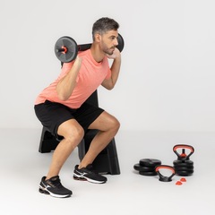 Halteres Ahead Sports 6 em 1 - 15Kg - Foto 21