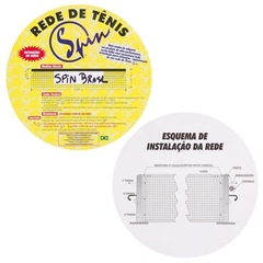 Rede de Tênis Oficial Spin Brasil 3 Lonas - Foto 4