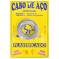 Cabo de Aço para Rede de Tênis Spin Galvanizado e Plastificado - Foto 1