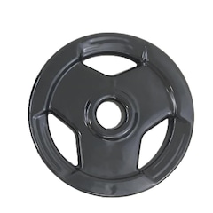 Anilha Ahead Sports Sport Emborrachada Furo Standad - 1kg - Foto 3