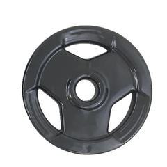 Anilha Ahead Sports Sport Emborrachada Furo Standad - 2kg - Foto 3