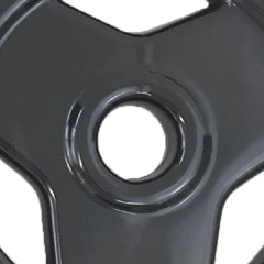 Anilha Ahead Sports Sport Emborrachada Furo Standad - 2kg - Foto 4