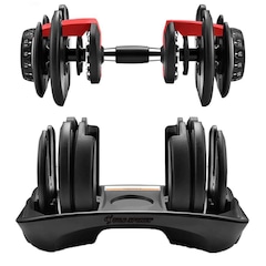 Halter Dumbbell Smart Gold Sports Multinível Ajustável até 24 Kg - Foto 2