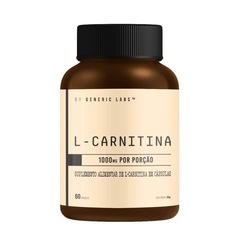 L-Carnitina Generic Labs - 60 Cápsulas - Foto 1
