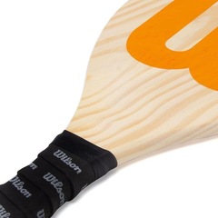 Kit Frescobol Wilson Logo Pinus - 2 Raquetes e 1 Bola - Foto 2