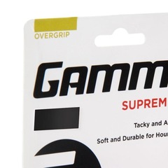 Overgrip Gamma Supreme - 03 Unidades Preto - Foto 2