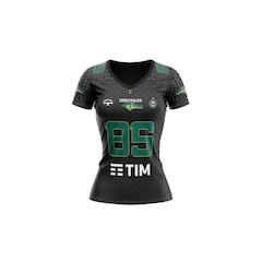 Camiseta Jersey Torcedor Oficial Coritiba Crocodiles - Feminina - Foto 1