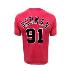 Camiseta Mitchell & Ness Chicago Bulls Rodman 91 - Masculina - Foto 2