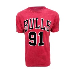 Camiseta Mitchell & Ness Chicago Bulls Rodman 91 - Masculina - Foto 1
