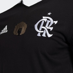 Camisa do Flamengo Excelência Negra adidas - Masculina - Foto 3