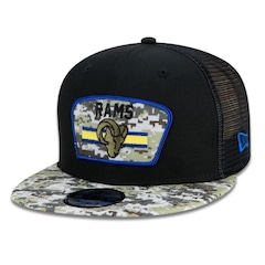 Boné Aba Reta New Era Los Angeles Rams 950 NFL 21 Salute Service - Snapback - Adulto - Foto 1