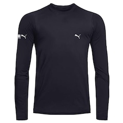 Camisa Térmica Puma UV50+ Manga Longa - Infantil - Foto 1