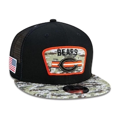 Boné Aba Reta New Era Chicago Bears 950 NFL 21 Salute Service - Snapback - Adulto - Foto 4