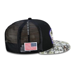Boné Aba Reta New Era Minnesota Vikings 950 NFL 21 Salute Service - Snapback - Adulto - Foto 5
