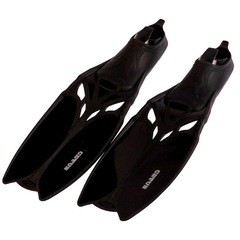 Kit de Mergulho Máscara+Respirador+Nadadeira Cetus Shark Fun Black - Foto 2