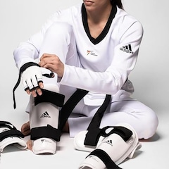 DOBOK ADIDAS OLYMPIC FIGHTER CLIMACOOL GOLA - Foto 4