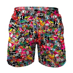 Short Maromba Fight Wear Crazy Tactel com Bolsos - Masculino - Foto 1