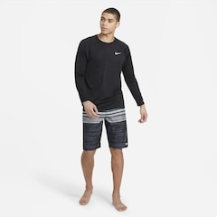 Camiseta de Natação Manga Longa Nike Essential com Proteção UV - Masculina - Foto 6