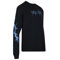 Blusão de Moletom New Era Upside Down Dark Lightning - Masculino - Foto 3