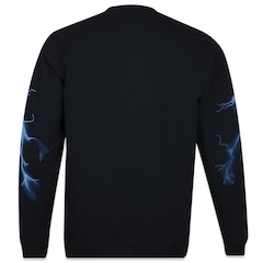 Blusão de Moletom New Era Upside Down Dark Lightning - Masculino - Foto 4