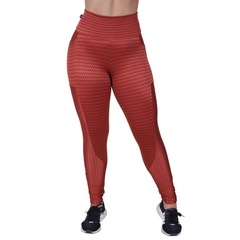 Calça Legging Orbis Fitness com Bolso Cirrê Textura Brilho - Feminina - Foto 2