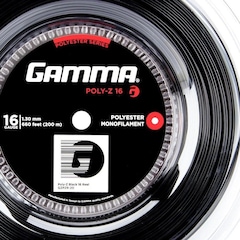 Corda para Raquete de Tênis Gamma Poly Z 16L 1.30mm - 200 metros - Foto 2