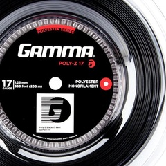 Corda para Raquete de Tênis Gamma Poly Z 17L 1.25mm - 200 metros - Foto 2