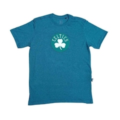 Camiseta NBA Boston Celtics Logo Patch Bordado - Masculina - Foto 1