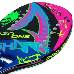 Raquete de Beach Tennis Shark Pro One - Adulto - Foto 2
