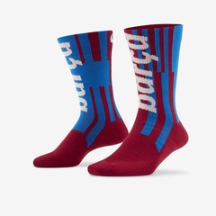Meias Cano Alto Fc Barcelona Nike Snkr Sox - Adulto - Foto 1