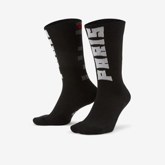 Meias Cano Alto PSG Nike SNKR Sox - Unissex - Foto 1