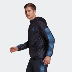 Jaqueta com Capuz adidas Season WB - Masculina - Foto 4