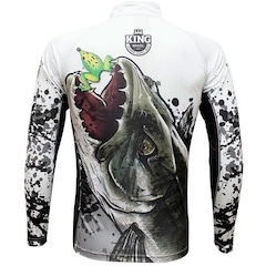 Camiseta de Pesca King Brasil Traira Proteção Solar UV50+ - Masculina - Foto 2