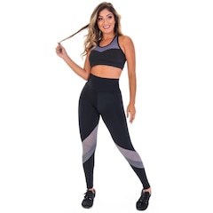 Conjunto Fristyle Fitness Legging e Top Academia - Feminino - Foto 1