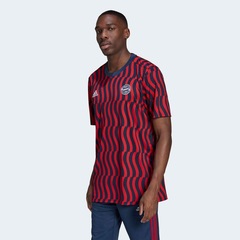 Camisa Pré-Jogo FC Bayern adidas - Masculina - Foto 6