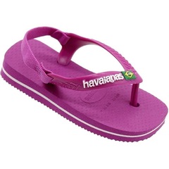 Chinelo Baby Havaianas Logo Brasil Papete - Infantil - Foto 2