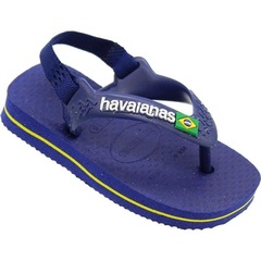 Sandália Baby Havaianas Logo Brasil Papete - Infantil - Foto 2